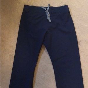 Figs navy blue medium scrub pants
